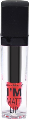 Kiss Beauty I'M Matte Liquid Lipgloss Lipstick 7575B-16(7 ml, Cinnabar)