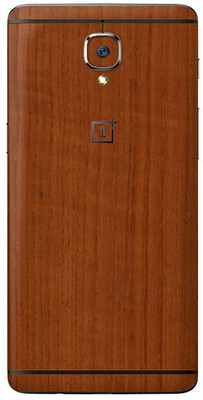 Orgic India One Plus 3/3T Mobile Skin(Mahagony Wood)