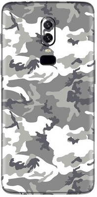 Orgic India OnePlus 6 Mobile Skin(Camo Ghost)