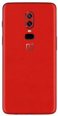 Orgic India OnePlus 6 Mobile Skin(Red)