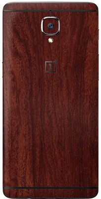 Orgic India One Plus 3/3T Mobile Skin(Dark Wood)