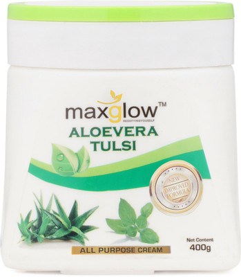 

MAXGLOW ALOEVERA & TULSI CREAM - 400 GM(400 g)