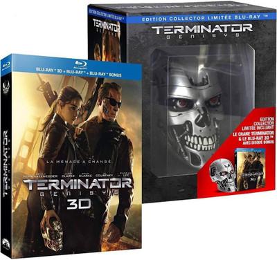 

Terminator: Genisys 3D Blu-ray Edition Collector Limitée Endoskull / Blu-ray 3D + Blu-ray (region - B) no english(Blu-ray Italian)