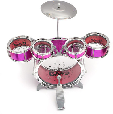 

TOY Music Jazz Drum Set Big Size Musical Drum Set(Multicolor)