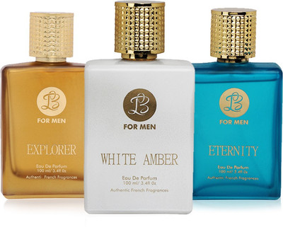 

LB Perfume LB WHITEAMBER, LB EXPLORER AND LB ETERNITY PERFUME FOR MEN 100 ML EDP(PACK OF 3) Eau de Parfum - 25 ml(For Men)