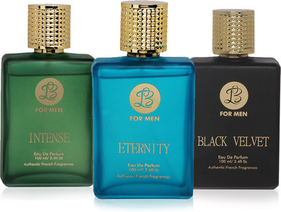 

LB Perfume LB ETERNITY, LB BLACK VELVET AND LB INTENSE PERFUME FOR MEN 100 ML EDP(PACK OF 3) Eau de Parfum - 25 ml(For Men)