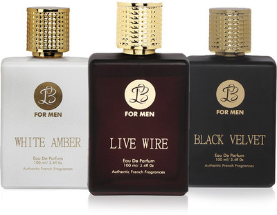 

LB Perfume LB LIVEWIRE, LB WHITE AMBER AND LB BLACK VELVET PERFUME FOR MEN 100 ML EDP(PACK OF 3) Eau de Parfum - 25 ml(For Men)