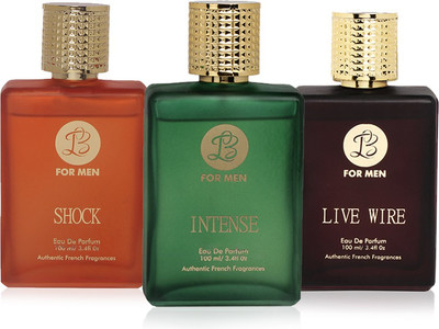 

LB Perfume LB INTENSE, LB LIVEWIRE AND LB SHOCK PERFUME FOR MEN 100 ML EDP(PACK OF 3) Eau de Parfum - 25 ml(For Men)