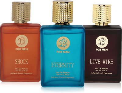 

LB Perfume LB ETERNITY, LB SHOCK AND LB LIVEWIRE PERFUME FOR MEN 100 ML EDP(PACK OF 3) Eau de Parfum - 25 ml(For Men)