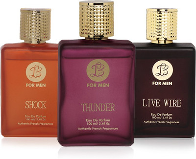 

LB Perfume LB THUNDER, LB LIVEWIRE AND LB SHOCK PERFUME FOR MEN 100 ML EDP(PACK OF 3) Eau de Parfum - 25 ml(For Men)