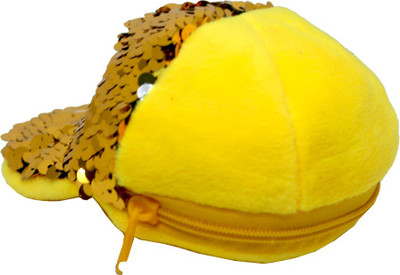 

Lotus girls yellow cap Pouch(Yellow)