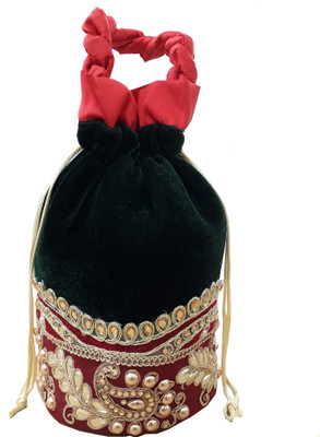 

himalaya handicraft Wedding potli bag Potli(Multicolor)