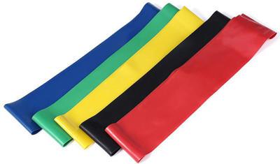 

GTS Latex Resistance Band (Multicolor, Pack of 5) Resistance Tube(Multicolor)