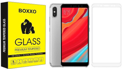 Boxxo Edge To Edge Tempered Glass for Mi Redmi Y2(Pack of 1)
