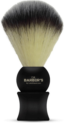 

LetsShave Shave Brush - Imitation Badger hair - Hand Made - Soft bristles - Black Shaving Brush