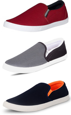 

Trenqs Casuals For Men(Multicolor, Maroon