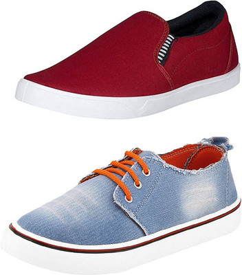 

Wwodcell Loafers For Men(Multicolor, Maroon