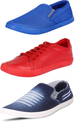 

Wwodcell Loafers For Men(Multicolor, Blue