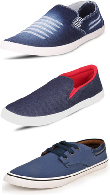 

Trenqs Loafers For Men(Multicolor, Blue