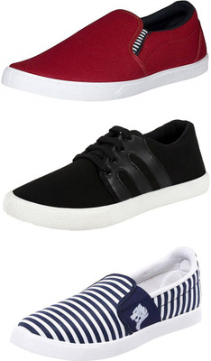 

Trenqs Sneakers For Men(Multicolor, Maroon