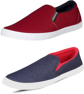 

Wwodcell Casuals For Men(Multicolor, Maroon