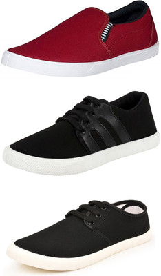 

Trenqs Sneakers For Men(Multicolor, Maroon