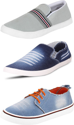 

Wwodcell Loafers For Men(Multicolor, Grey