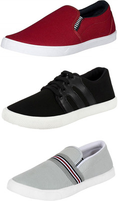 

Trenqs Sneakers For Men(Multicolor, Maroon