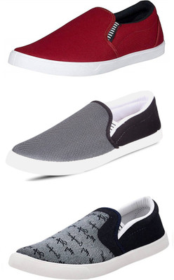 

Trenqs Casuals For Men(Multicolor, Maroon