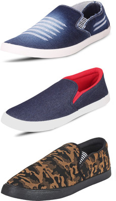 

Wwodcell Loafers For Men(Multicolor, Blue