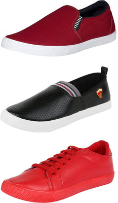 

Trenqs Sneakers For Men(Multicolor, Maroon