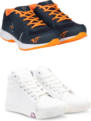 

Knight Ace Casuals For Men(White, Navy