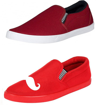 

Wwodcell Casuals For Men(Multicolor, Maroon