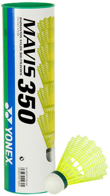 

Yonex Mavis 350 Nylon Shuttle - Yellow(Slow, 75, Pack of 1)