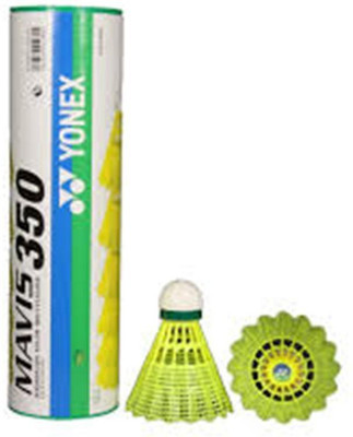 

Yonex MAVIS Nylon Shuttle - Yellow(Medium, 77, Pack of 6)