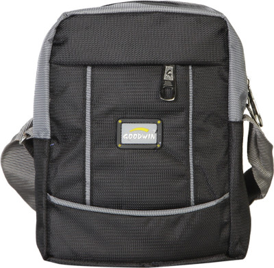 

Goodwin Men Casual Black, Grey Polyester Sling Bag