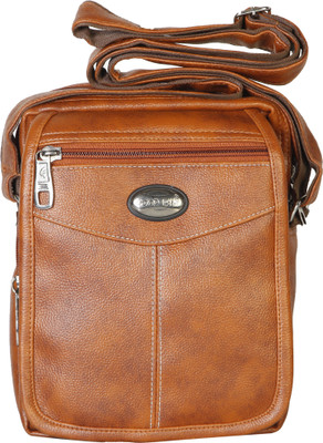 

Goodwin Men Formal Tan Leatherette Sling Bag
