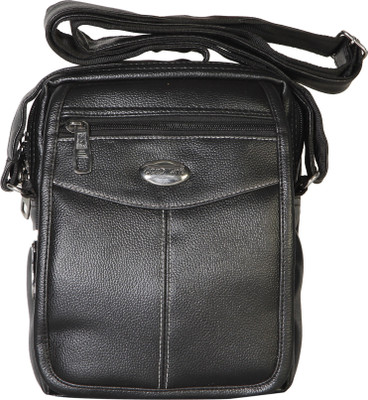 

Goodwin Men Formal Black Leatherette Sling Bag