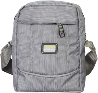 

Goodwin Men Casual Grey Polyester Sling Bag