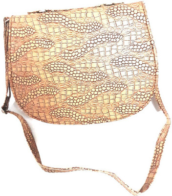 

DELMA Girls Casual, Formal Brown Leatherette Sling Bag