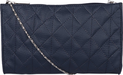

Osaiz Women Casual Blue PU Sling Bag