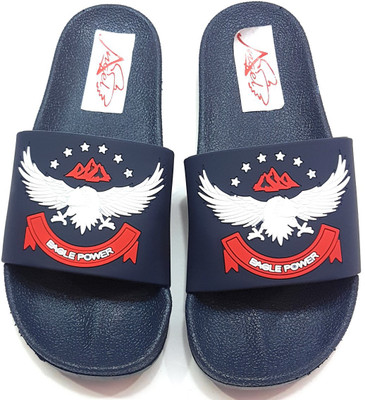 

Angel Fashion Angel Fashion Eagle-Power Slipper Slides for Men Slides, Blue