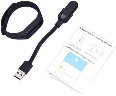 

Quit-X Fitness Tracker Smart Bracelet Wristband 0.42 Inch OLED Screen IP67 Waterproof Support Heart Rate Monitor for Android IOS Smart Phone(Black Strap, Size : Free Size), Coal