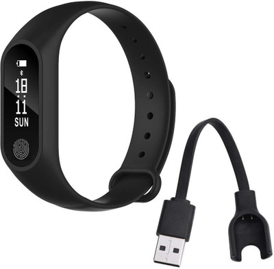

Quit-X ® Smart Bracelet, M2 Plus Fitness Trackerbluetooth Sport Smart Wristband Pedometer Heart Rate Monitor Watch Anti-Lost Reminder(Black Strap, Size : Free Size), Jet black