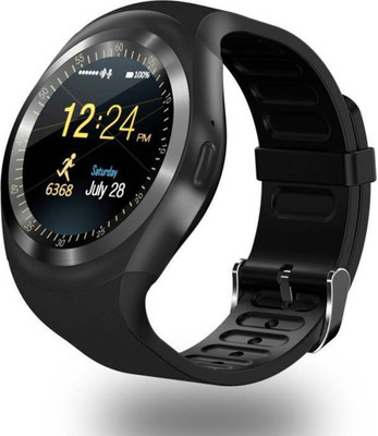 

FSF Y1 SMART WATCH BLACK Smartwatch(Black Strap Free Size)