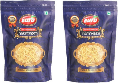 

EURO Namkeen - Farali Chiwda Mitha Pack of 2 Per (200gm)(400 g, Pack of 2)