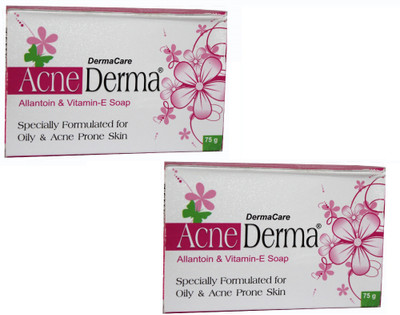 

Acne Derma Allantion & Vitamin-E soap for Oily and Acne Prone skin(150 g, Pack of 2)