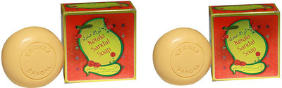 

Kerala Soaps Kerala Sandal Soap (150 gm) - Pack of 2 Soaps(300 g, Pack of 2)