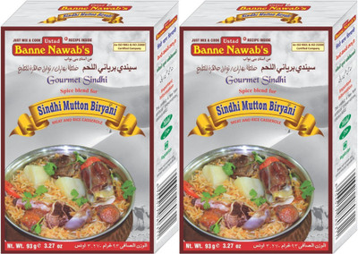 

Ustad Banne Nawab's SINDHI MUTTON BIRYANI - MEAT AND RICE CASSEROLE - 2 PACK(2 x 43 g)
