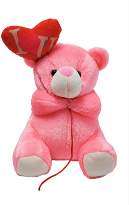 

Samayra Toys Beautiful Pink Balloons Teddy bear with I Love You Heart - 40 cm(Pink)